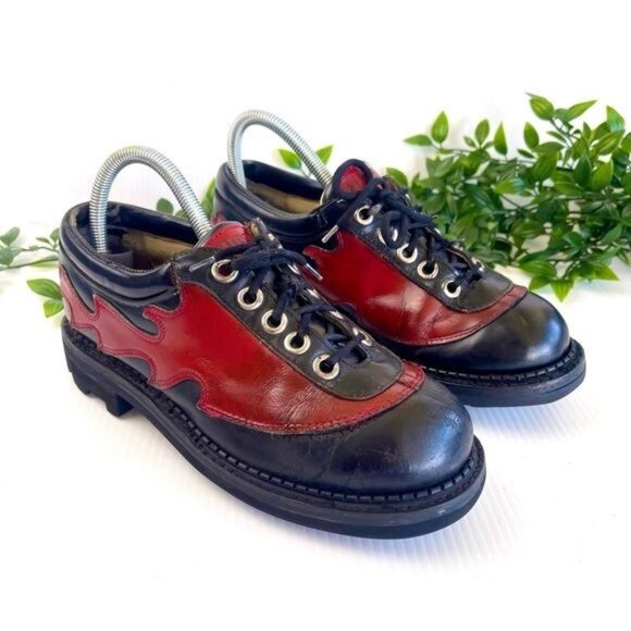 JOHN FLUEVOG 7TH HEAVEN FLAME FLAMING DERBY LACE-UP - Picture 3 of 10